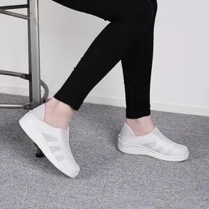 여자 발편한 키높이 데일리 메쉬 슬립온