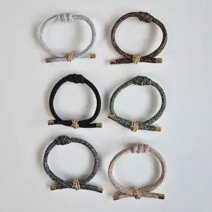 [다잇템] 여자 트위스트 머리묶음 골든펄 로프 골져스 헤어끈 헤어밴드