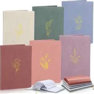 휴면 6팩 책 커버 신축성 재사용 가능한 에스테틱 점보 보호대 페이퍼백용 북마크 포함 하드커버 교재 최대