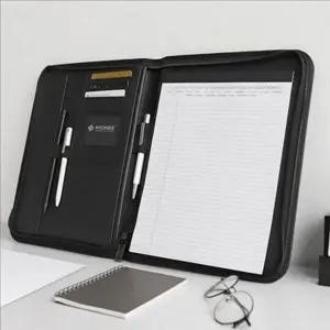 직장인 지퍼 서류가방 남자 가죽 서류가방 비즈니스 회의용 업무용