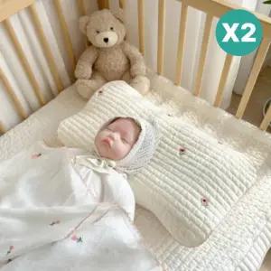 제이앤제나 아기 역류방지쿠션 머리 시트 땀패드 X2