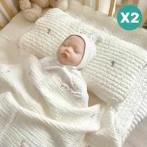 제이앤제나 신생아 역방쿠 머리 시트 패드 프렌치 X2