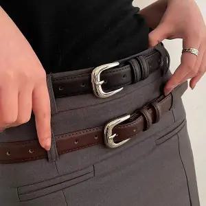 여성 패션 벨트 스몰버클 남녀 캐주얼 정장 허리벨트