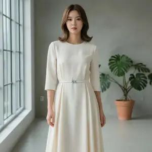 여성 슬림핏 허리라인 강조 원피스 가죽 벨트 데일리 허리띠