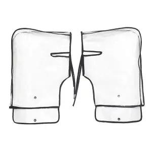 [셀러에이드]겨울 오토바이 스쿠터 핸들 투명커버 방수커버 핸들워머커버