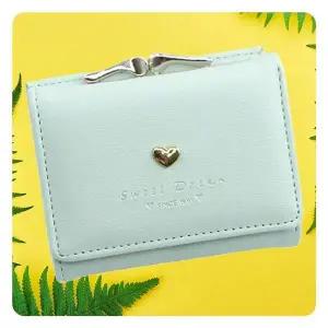[셀러에이드]파스텔 여학생반지갑 여학생 여자 하트 중학생 지갑