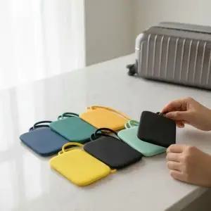 여행용 캐리어 실리콘 수하물 이름표 식별 태그 방지 여행가방