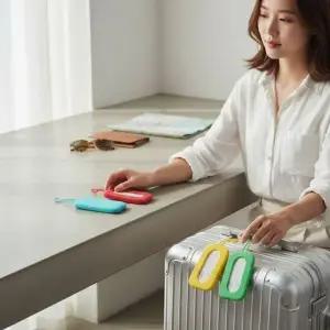 여행용 방수 실리콘 캐리어 커버 11인치 오염 방지 케이스 묶음