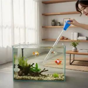 어항 청소 스포이드 45cm 50ml 환수용 물갈이 도구 1p