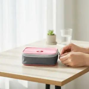 여행용 의류 정리 파우치 지퍼형 다용도 수납 가방 트래블 소품