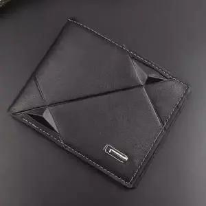 심플한 슬림형 반지갑 남성 데일리 카드 수납 슬림반 심플반 카드