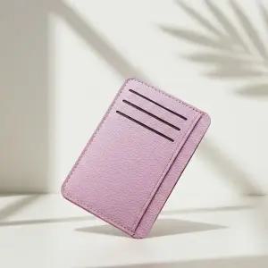카드 정리 수납 스타일 포켓 여성 심플 카드 파우치 지갑 슬림