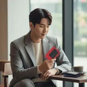 남자 슬림 카드지갑 명함케이스 미니지갑 남자친구 생일 기념일