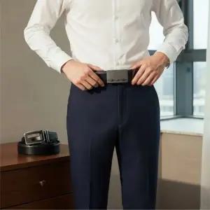 소가죽 자동버클 벨트 남성 정장 캐주얼 허리띠 30대 40대 아빠 생일