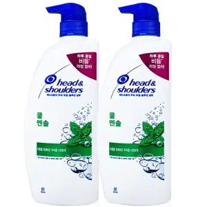 헤드앤숄더 쿨멘솔 샴푸 850ml 2개 가려운두피 딥클린 애플
