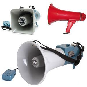 메가폰모음-대/소 메가폰 국내제작 핸드마이크 분리형