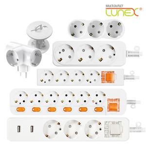 루넥스 국산 멀티탭 멀티 콘센트 개별 메인 스위치 절전 접지 연장 코드