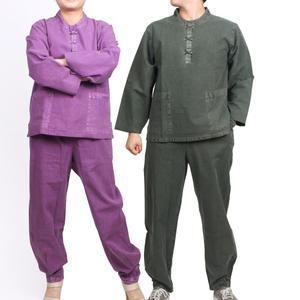 MC206_면20수 라운드 긴팔티+바지/생활한복 개량한복