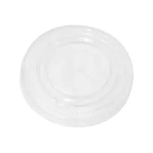 아이스컵뚜껑 92파이 평리드 100개 / 테이크아웃컵 투명 페트 리드 14온스/16온스/20온스