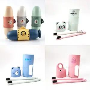 동물 칫솔세트 양치컵 모음전 칫솔캡 케이스 여행용 휴대용