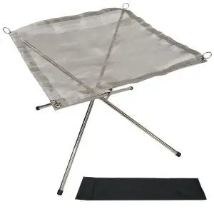 [캠프닉] 초경량 캠핑 불멍 화로대 초간단 업그레이드제품 수납가방 포함 야외용 휴대용 캠핑화로