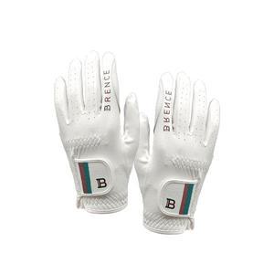 브렌스 핑거라인 반양피 여성 양손골프장갑