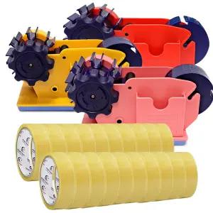 물레방아 테이프 커터기+ 24mm테이프-20개