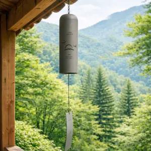 오로벨 청학(원기둥) 풍경종 윈드차임 도어벨 정원용소품 처마풍경