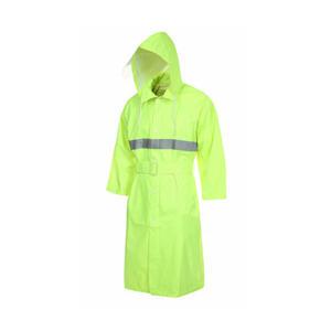 교통안전복 우비 경 찰코트 연두형광색 AJ-40061