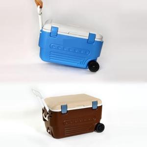 바퀴달린 대형 아이스박스 60리터 캠핑 차량용 대용량 이동식 업소용 80리터