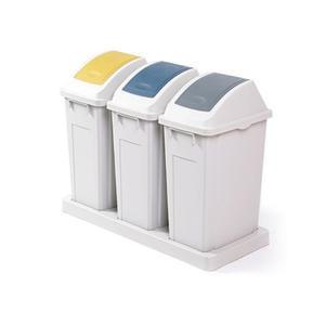 창신리빙 프랑코 분리수거함 대용량 (50L 3칸 SET)