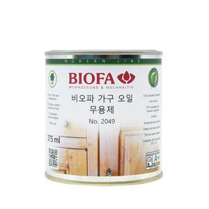 비오파 원목가구 오일 2049 무용제 (375ml) 목재 보호 표면 마감 코팅