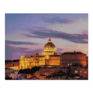 아디코 DIY LED 보석십자수 - 피렌체의 야경 LB33 30x40)