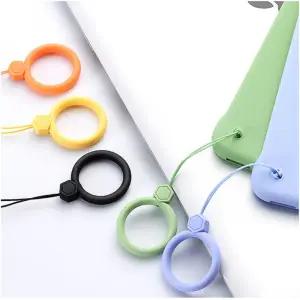 핑거 스트랩 고리 실리콘 핸드폰 줄 손목 링