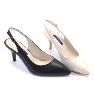 갤러리아 세라 여성 소가죽 슬링백 샌들 스틸레토힐 TJG22451 컬러 2종 7CM