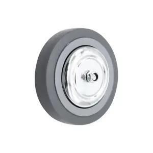경량 TPE 회색 무소음 바퀴 캐스터 12.5cm(5인치) 휠