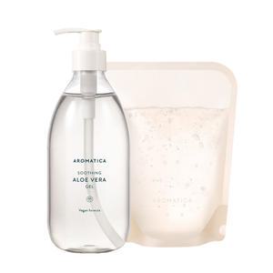 [공식] 아로마티카 수딩 알로에 베라 젤 500ml x2개 (본품+리필)