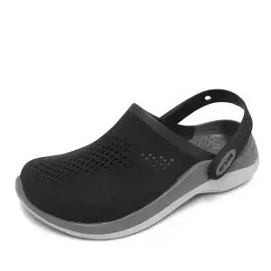 크록스 라이트라이드 360 남성 여성 공용 클로그 샌들 슬리퍼 아쿠아슈즈 블랙 그레이 206708-0DD