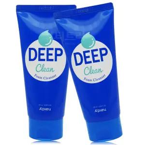어퓨 딥 클린 폼 클렌저 130ml + 130ml