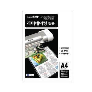 라미에이스 보급형 코팅필름 100MIC. A4 216 X 303mm, 1개