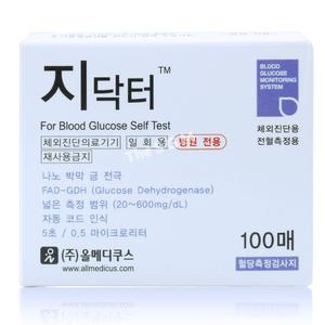 지닥터 혈당 검사지|시험지 1박스 100매(27|09월)