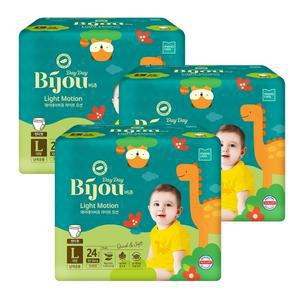 데이데이비쥬 라이트모션 팬츠 대형 기저귀 24매 x 3팩