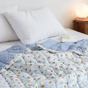 [데일리라이크](김해점)더 부드러운 모달 워싱 항균 패밀리 여름이불-03 Little bear (SS)