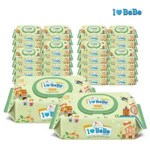 [아이러브베베] 포레 72매 20팩+20팩 캡형 아기물티슈