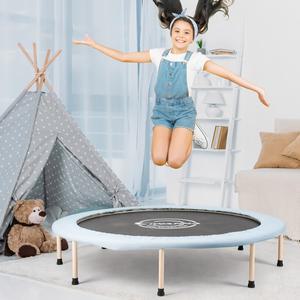 아이워너 접이식 트램폴린 54인치 밴드타입 실내 어린이 다이어트 방방이