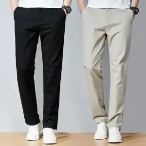 남성 편한 스판 면바지 치노팬츠 깔끔한 바지 PT807