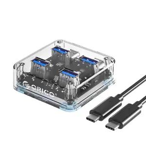 오리코 USB허브 무전원&유전원겸용 4포트 USB3.0 MH4UC-C3-05