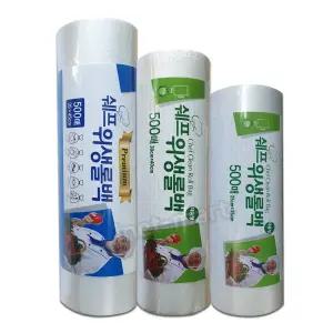 쉐프 대용량 위생롤백  500매 / 소형(25x35cm), 중형(30x40cm), 대형(35x45cm)