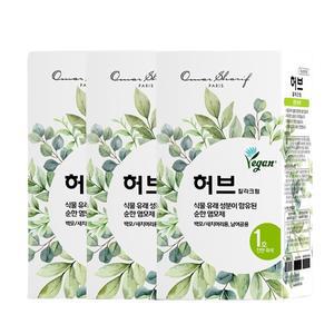 동성제약 허브 칼라크림 비건 염모제 3개 / 백모 새치머리용