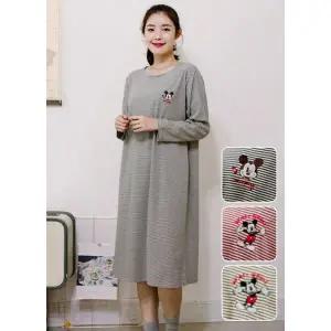 코지이지 국내산 미키 여성 긴팔 원피스 jxwny966